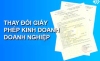 Hướng dẫn thủ tục thay đổi giấy phép kinh doanh chi tiết từ A-Z 