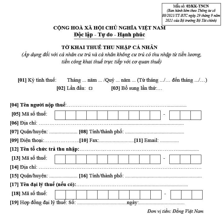 Hồ sơ khai thuế cho doanh nghiệp mới thành lập