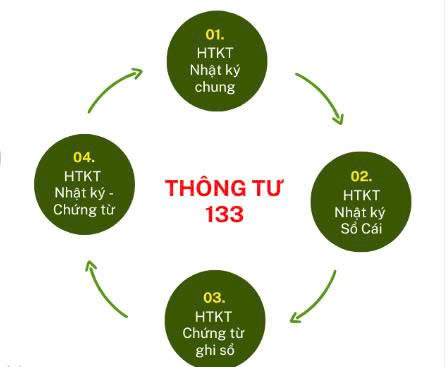 Hình thức ghi sổ kế toán theo Thông Tư 133