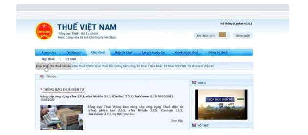 Bước 1: Truy cập hệ thống