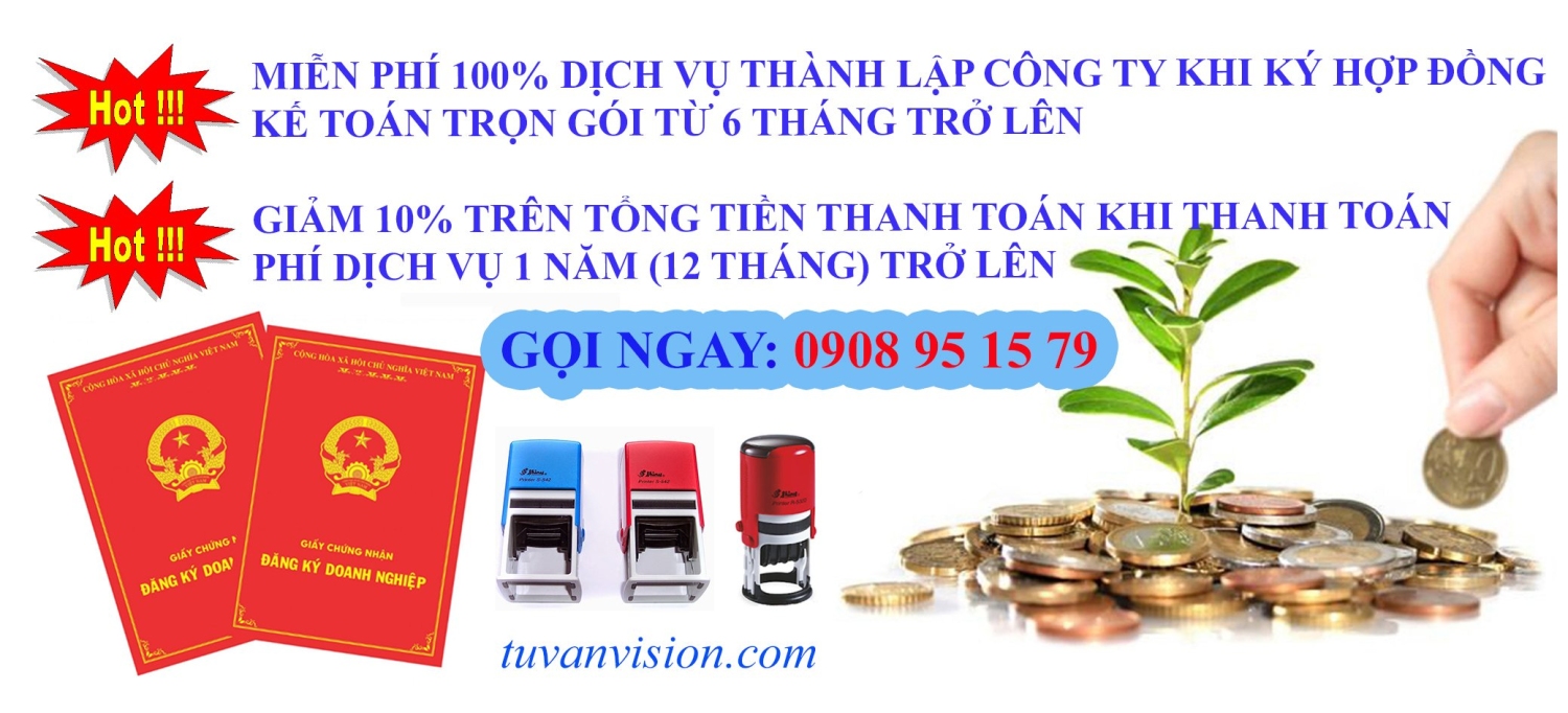Dịch vụ thành lập doanh nghiệp tại Visioncon