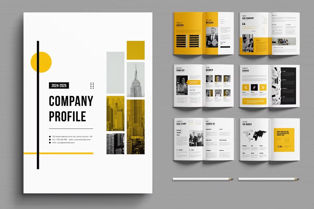 Thiết kế hồ sơ năng lực cần rõ ràng, chuyên nghiệp và đồng bộ thương hiệu.