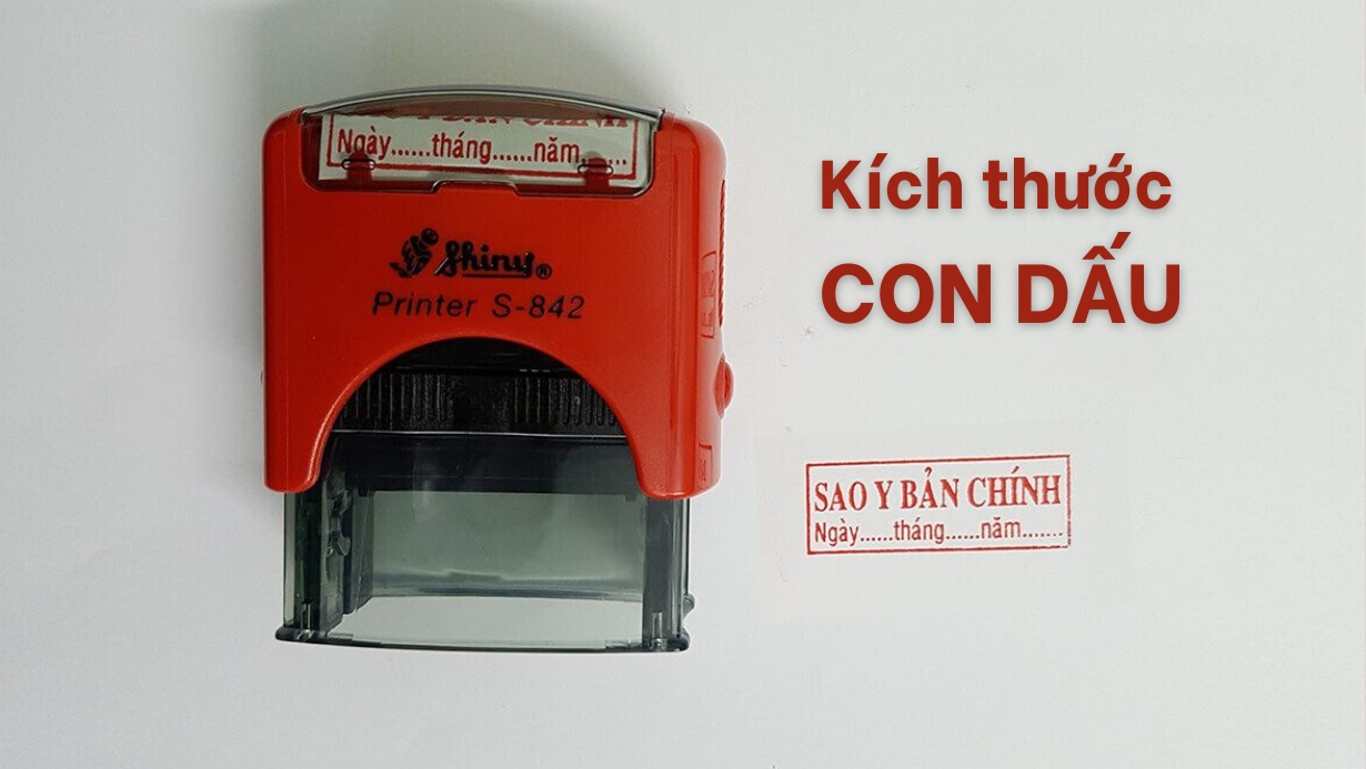 Con dấu phải đúng quy định về hình thức, nội dung và điều kiện khắc dấu.